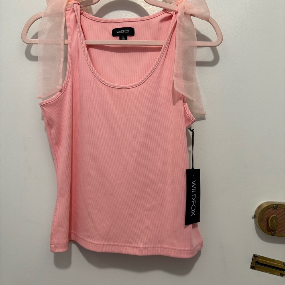 Wildfox Pink Women's Tank Top